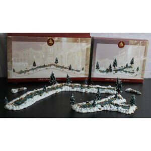 Mill Stream & Mill Stream Fork - Set of 11 & 10 - Lemax Village Collection